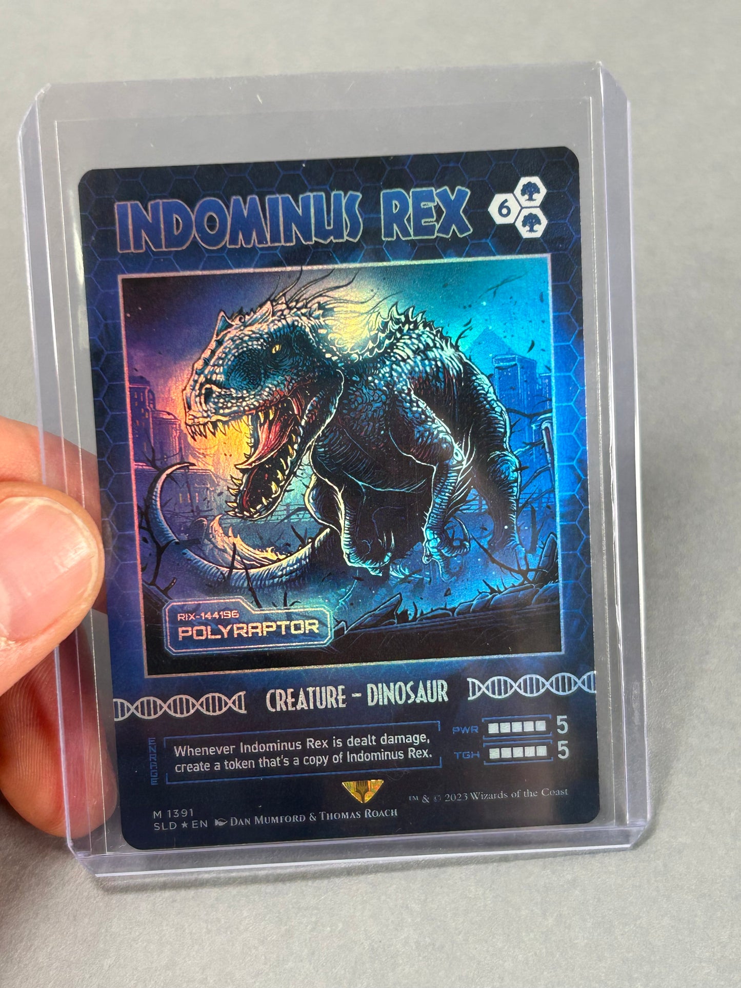 MTG Indominus Rex (Foil) | Jurassic World Collection | Magic: The Gathering #1391