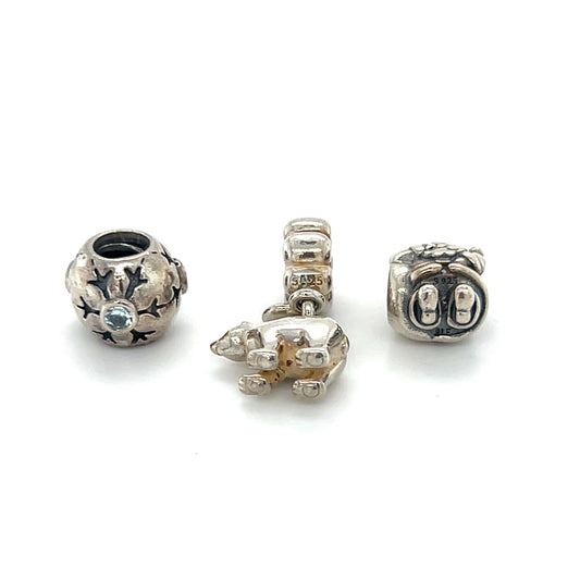 Authentic Pandora Christmas Bead Set (3 Beads)