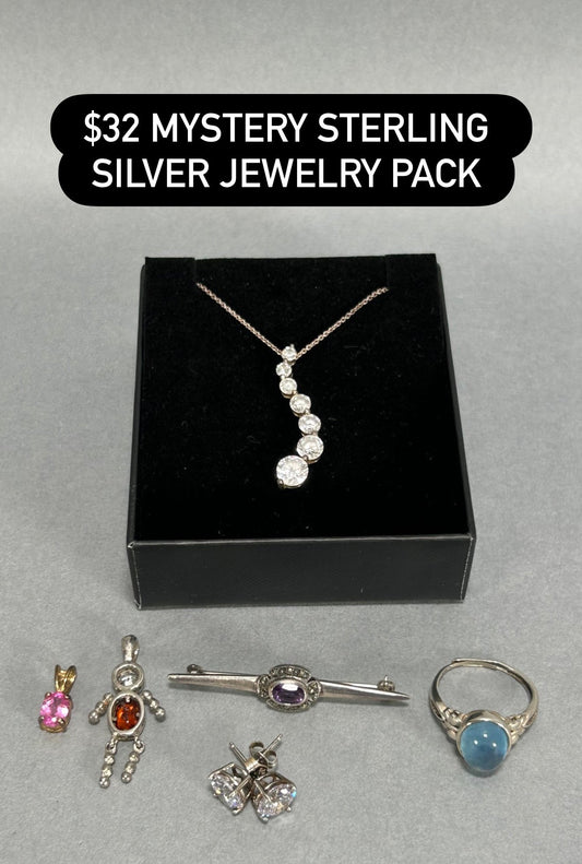 Mystery 925 Sterling Silver Jewelry Pack (Wearable Jewelry)