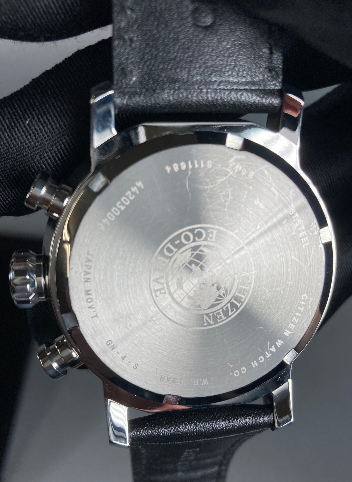 Citizen CA0649-14E: Brycen Men's Eco-Drive Watch w/ Black Dial & Band