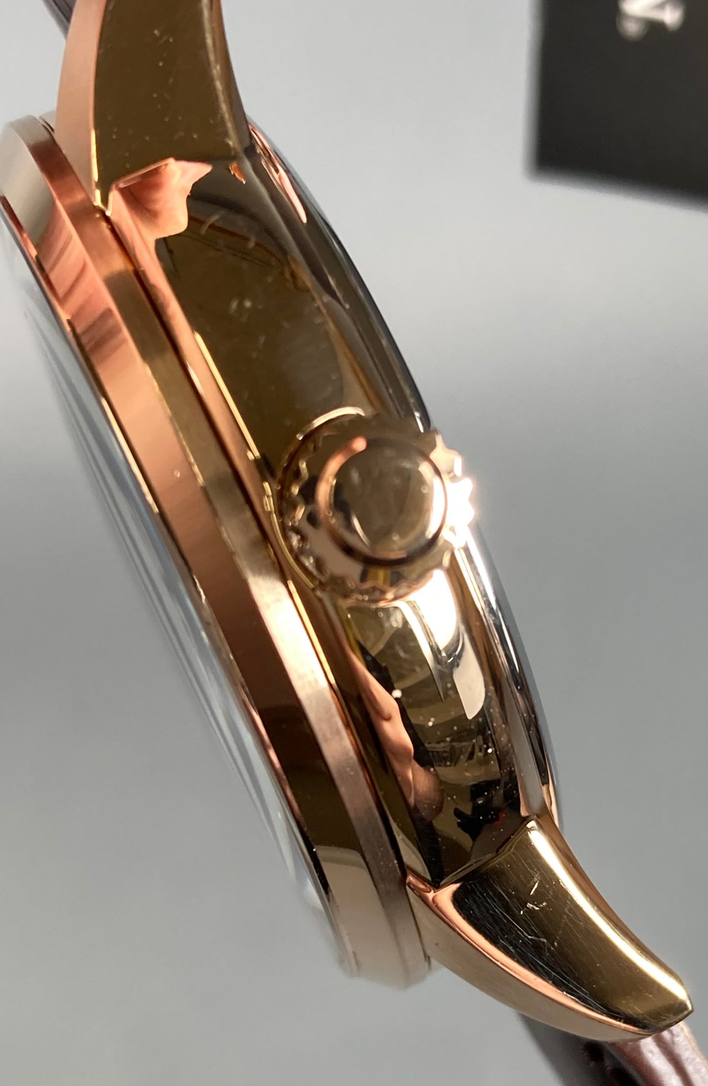 Citizen BU2013-08E: Corso Men's Eco-Drive Rose Gold Leather Band Watch