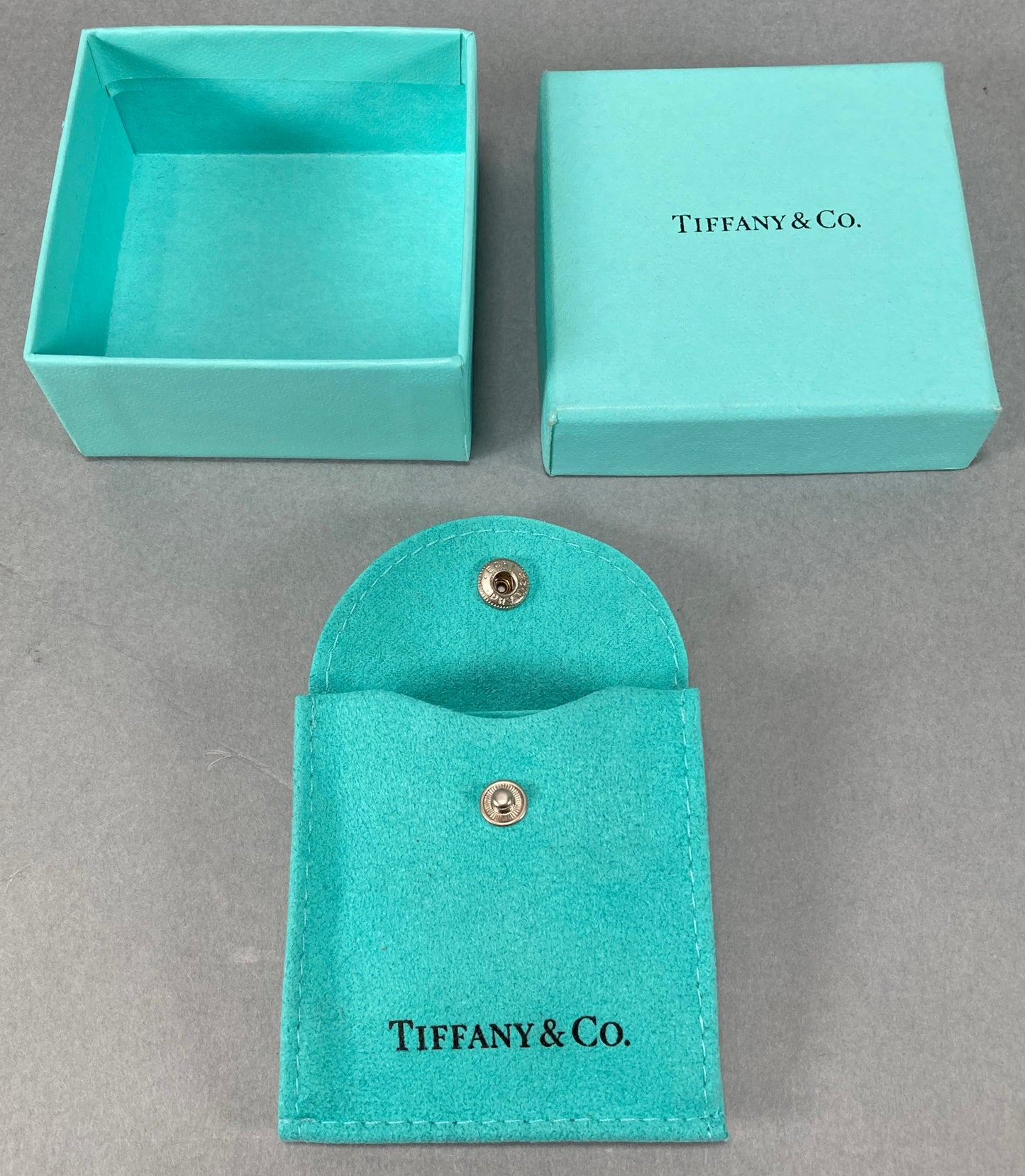 Tiffany & Co. Square Drop Earrings; 925 Sterling Silver