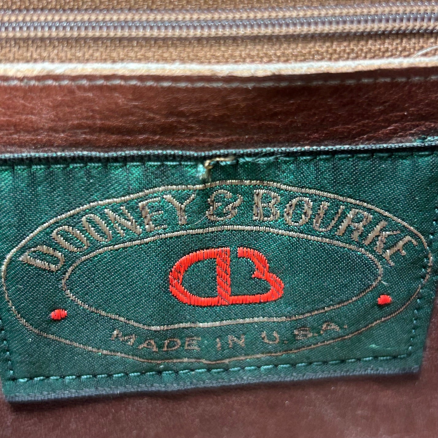Dooney & Bourke Brown Saddle Crossbody Bag
