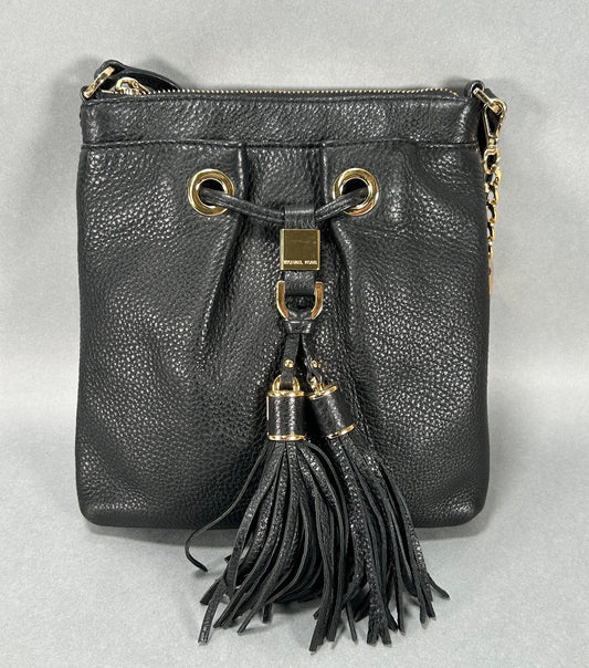 Michael Kors Black Pebbled Leather Camden Bag