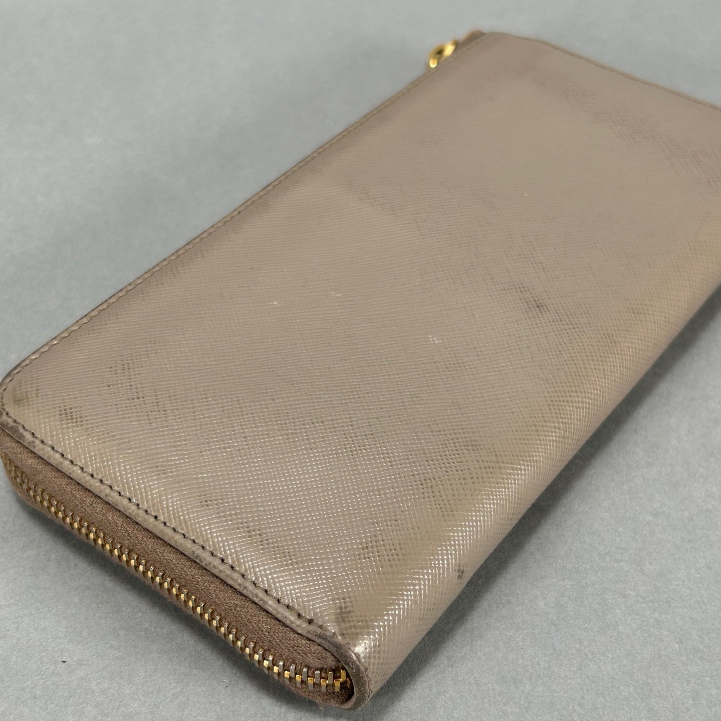 Prada Large Saffiano Leather Wallet - Clay