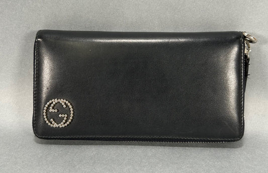 Gucci Zip Wallet - Navy Blue