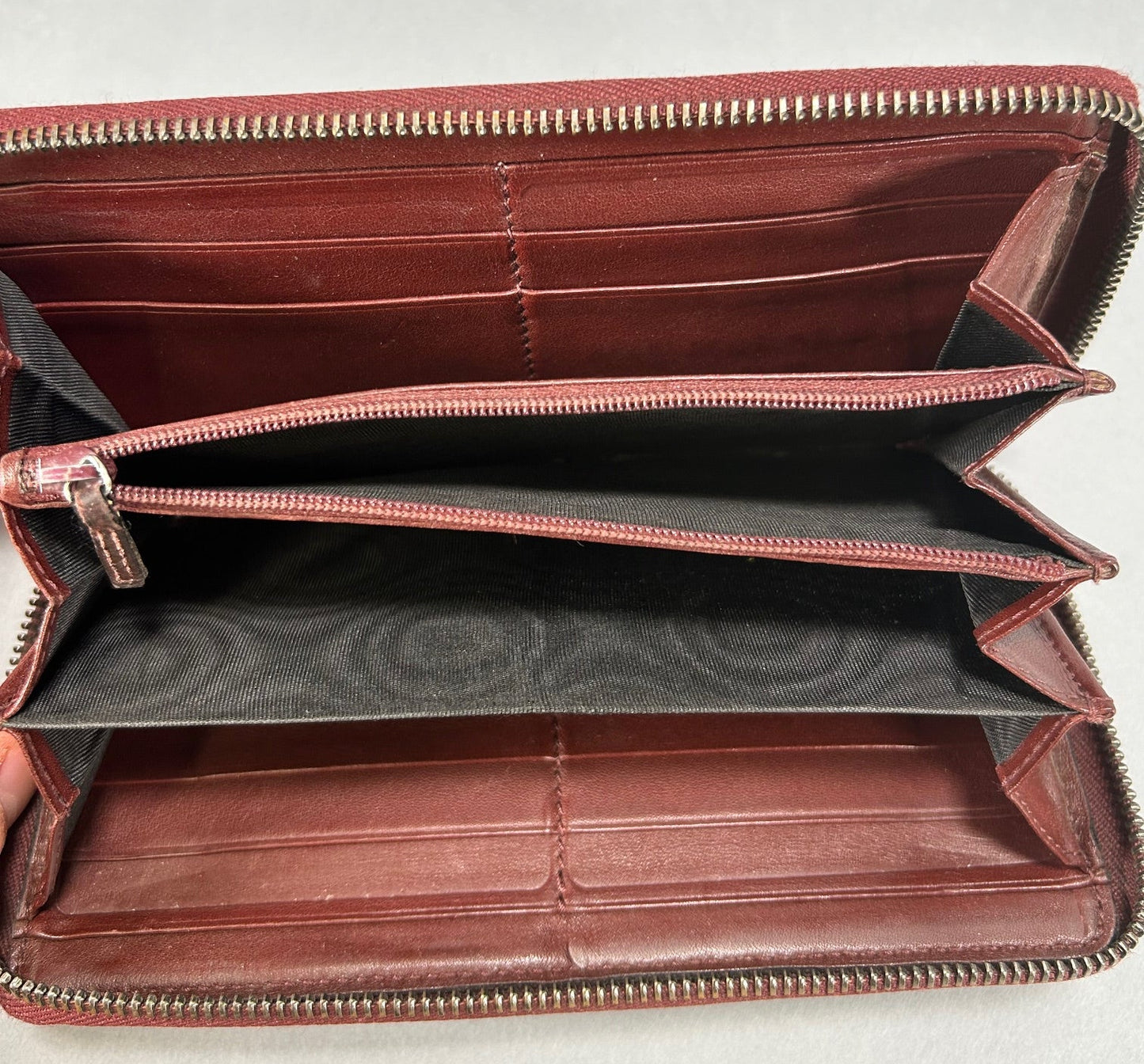 Gucci Guccisimma Sherry Line Zip Wallet