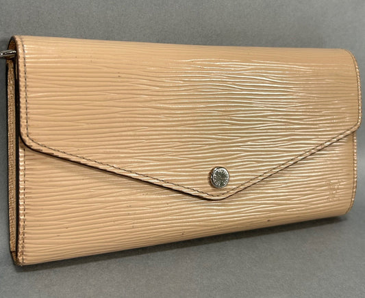 Louis Vuitton LV Beige Epi Sarah Wallet