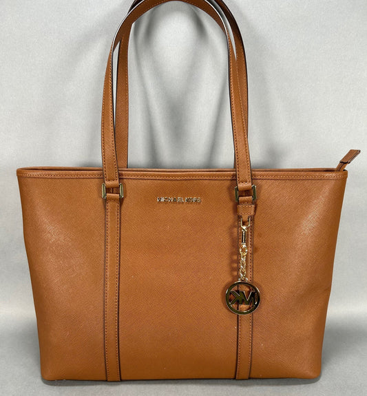Michael Kors Jet Set Large Tote Bag - Light Brown