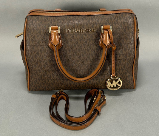 Michael Kors Hayes Large Duffel Bag - Brown