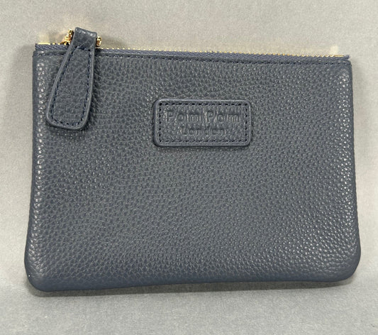 Pom Pom Pebbled Zip Pouch