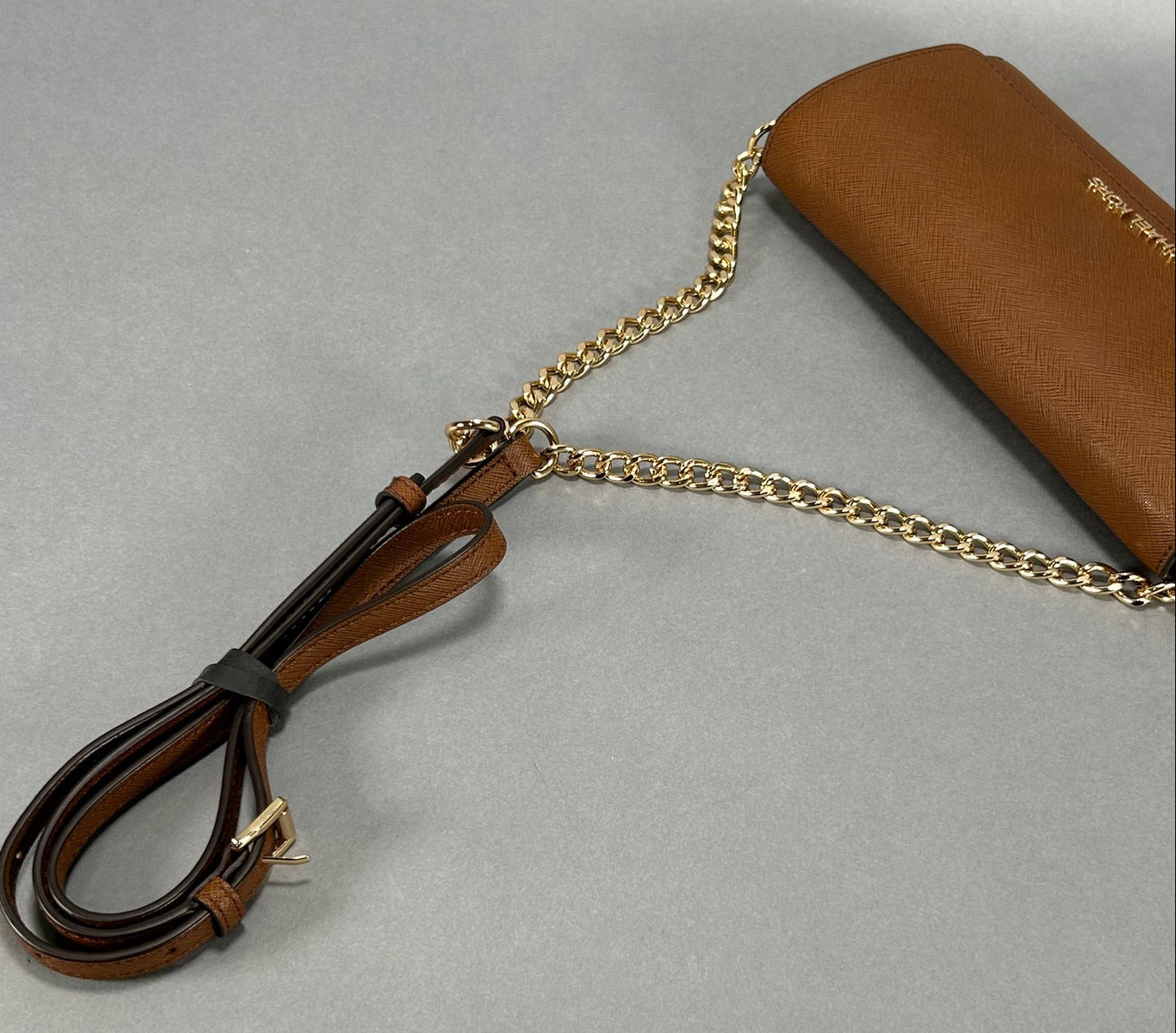 Michael Kors Jet Set Chain Wallet - Brown