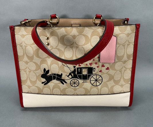 Coach Lunar Dempsey Handbag - Tan