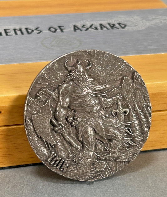 3 oz 999 Fine Silver 2017 Choice Mint Legends of Asgard 108/1,500