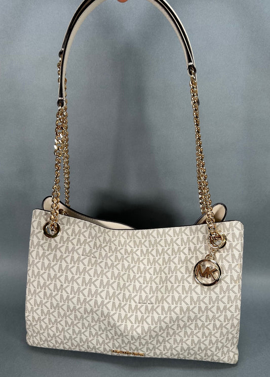 Michael Kors Medium Christina Signature Logo Tote Bag