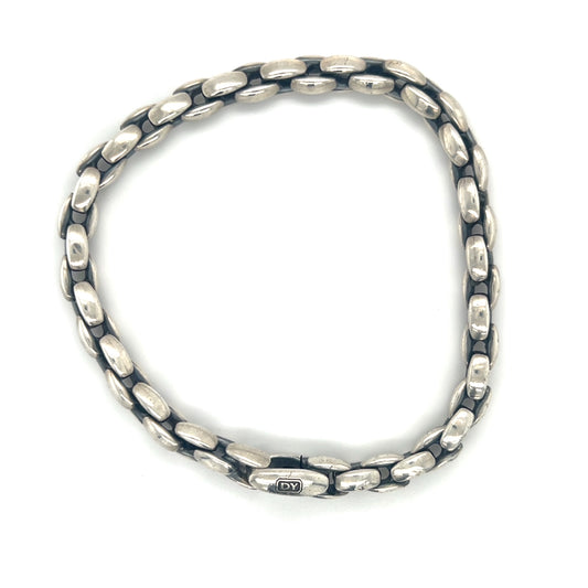925 Sterling Silver David Yurman 9" Streamline Link Bracelet