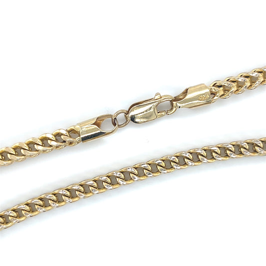 10K Yellow Gold 23" Chain; 26g