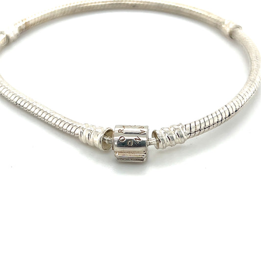 Authentic Pandora 7.5" 925 Sterling Silver Bracelet