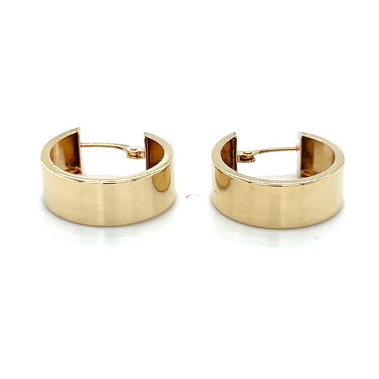 14K Yellow Gold Earrings; 1.4g