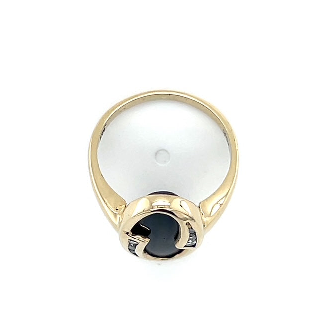 10K Yellow Gold Diamond Ring; 0.5CTW; 3.2g; Size 5