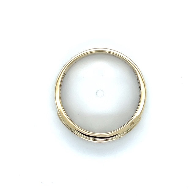10K Yellow Gold Diamond Gentleman's Ring; 0.2CTW; 3.9g; Size 10