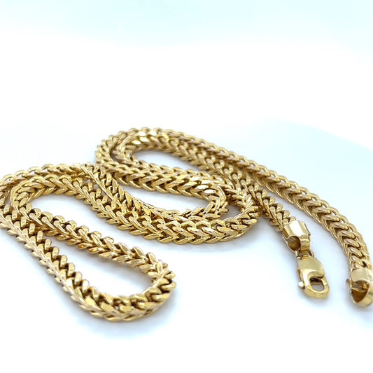 10K Yellow Gold 24" Chain Necklace; 21.6g
