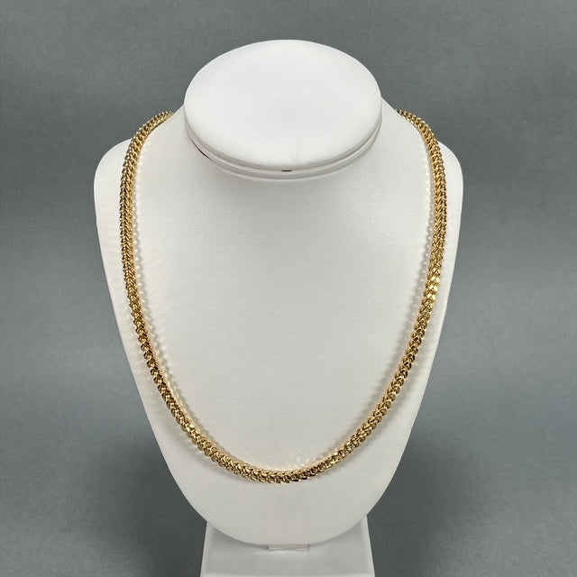 10K Yellow Gold 24" Chain Necklace; 21.6g