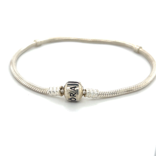 Authentic Pandora 9" 925 Sterling Silver Bracelet