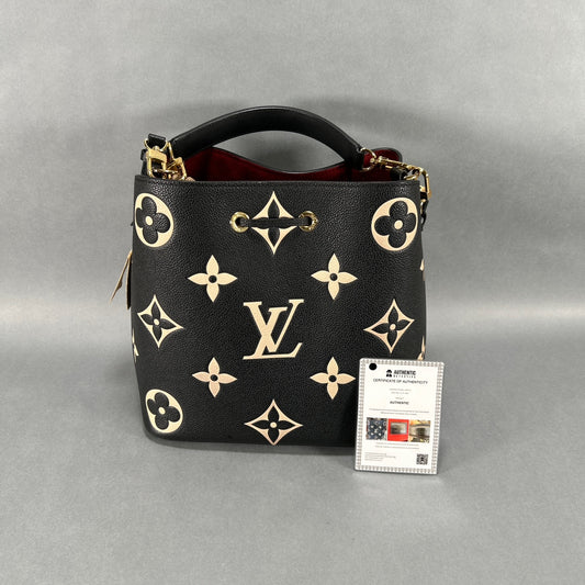Louis Vuitton Empreinte Monogram Neonoe MM - Black/Beige
