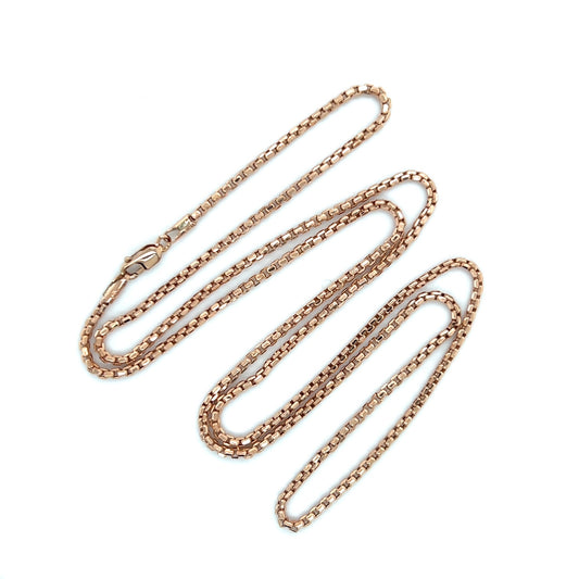 10K Rose Gold 24" Chain; 4.5g