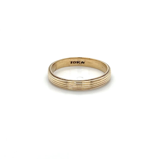 10K Yellow Gold Lady's Ring; Size 6