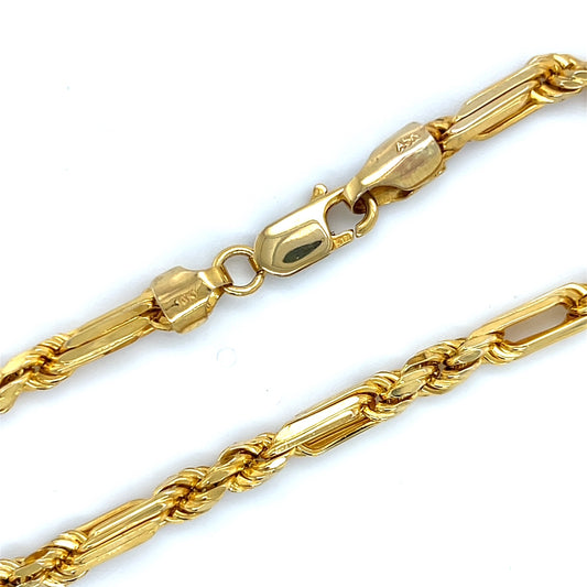10K Yellow Gold 9" Bracelet