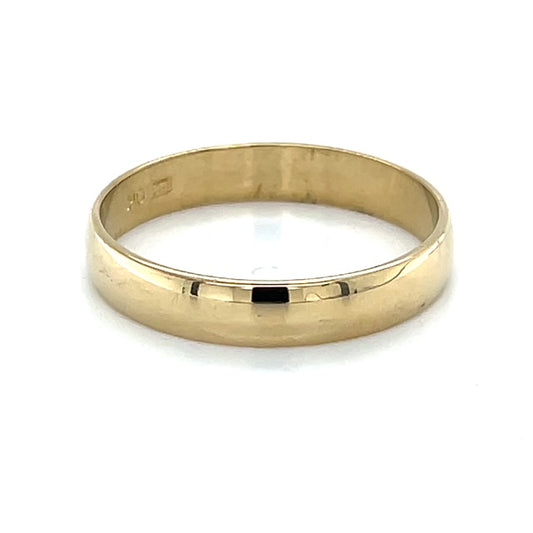10K Yellow Gold Gentleman's Wedding Band; Size 11