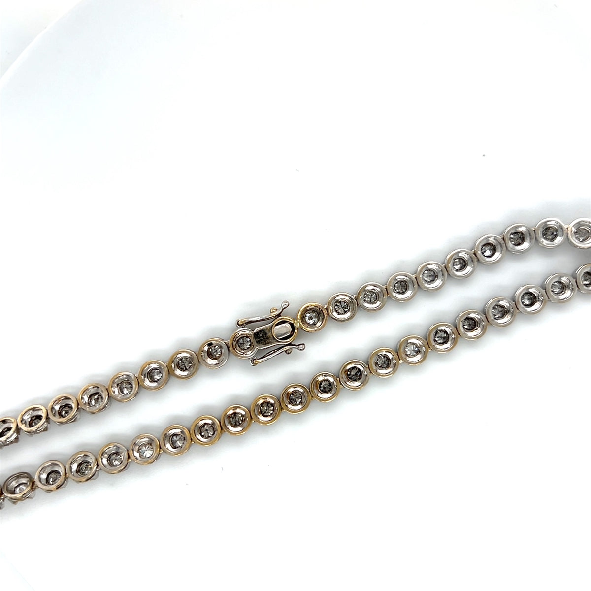 10K White Gold Diamond 20" Necklace