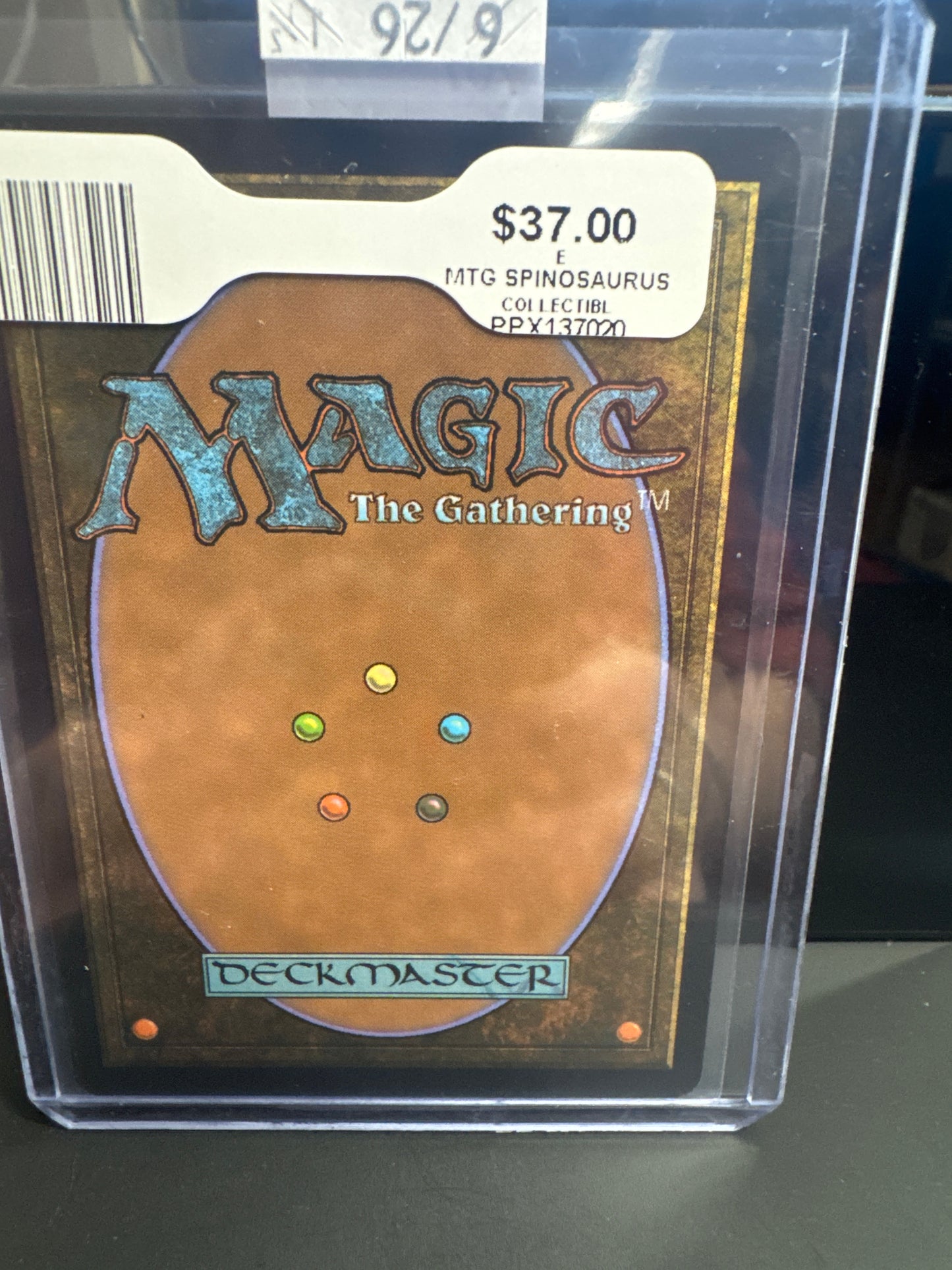 Spinosaurus Magic: The Gathering card back