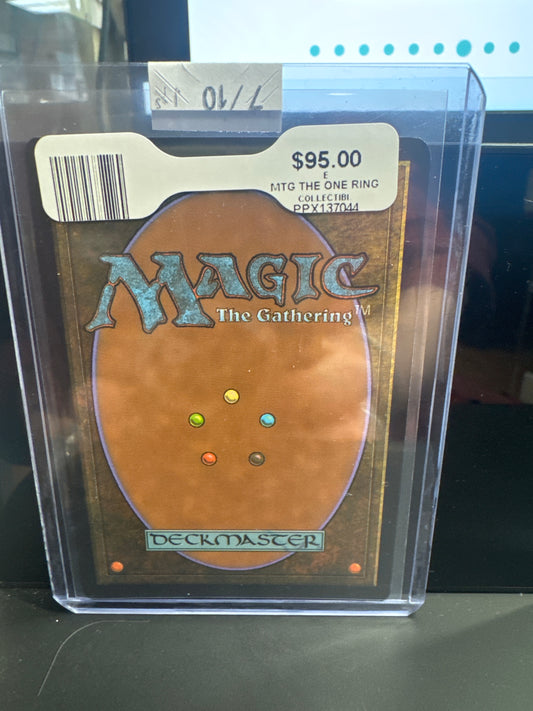 The One Ring foil Magic: The Gathering The Lord of the Rings Tales of Middle-earth trading card back