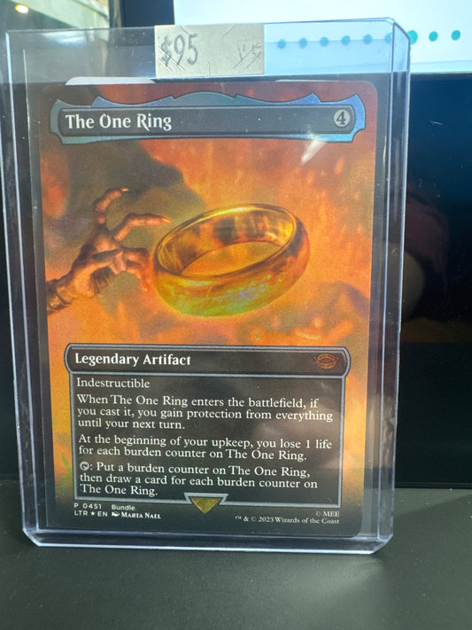 The One Ring foil Magic: The Gathering The Lord of the Rings Tales of Middle-earth trading card front