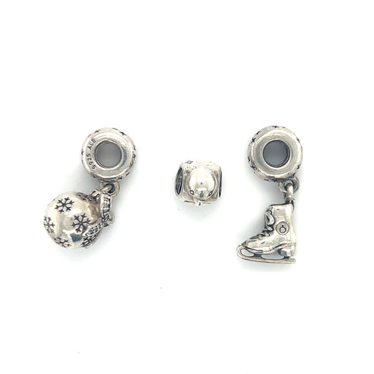 Authentic Pandora Winter Bead Set (3 Beads)