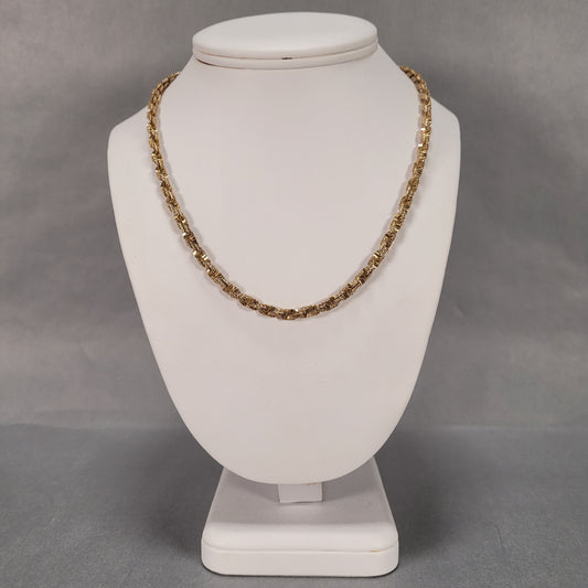17" Gold Plated Sterling Silver Chain 23.5g