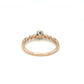10K Rose Gold and Diamond Ring