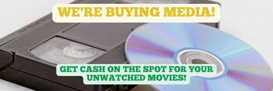 We're buying DVDs, VHS, Blu-Rays, CDs, & Vinyl in Syracuse, NY!