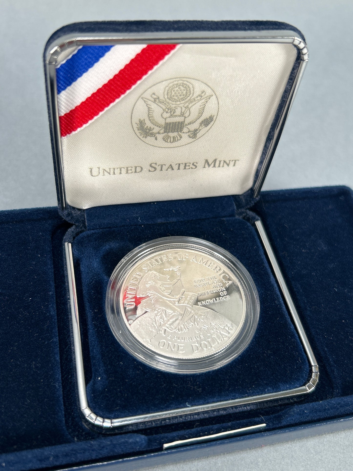 United States Mint Smithsonian Silver Dollar