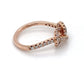 14K Rose Gold & Diamonds Love Knot Ring; 0.80CTW; Size 5; 2.1g