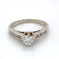 14K Yellow Gold Diamond Ring; 0.75CTW; Size 7; 3.3g
