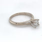 14K White Gold Diamond Solitaire Ring; 0.45CTW; Size 4.5; 1.3DWT