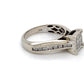 10K White Gold Diamond Ring; 0.61CTW; Size 7; 4.9g