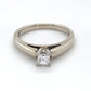 14K White Gold Diamond Solitaire Ring; 0.32CTW; Size 7; 4.2g