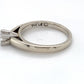14K White Gold Diamond Solitaire Ring; 0.32CTW; Size 7; 4.2g