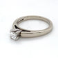 14K White Gold Diamond Solitaire Ring; 0.32CTW; Size 7; 4.2g