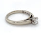 14K White Gold Diamond Solitaire Ring; 0.32CTW; Size 7; 4.2g
